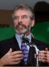 The photo image of Gerry Adams, starring in the movie "Chevolution"