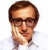 The photo image of Woody Allen, starring in the movie "Mighty Aphrodite"
