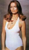 The photo image of Barbara Bach, starring in the movie "Force 10 from Navarone"