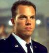 The photo image of Adam Baldwin, starring in the movie "Superman: Doomsday"