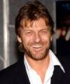The photo image of Sean Bean, starring in the movie "Outlaw"