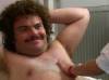 The photo image of Jack Black, starring in the movie "Tropic Thunder"