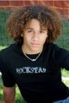 The photo image of Corbin Bleu, starring in the movie "High School Musical 2"