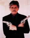 The photo image of Charles Bronson, starring in the movie "Once Upon A Time In The West"