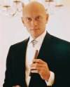 The photo image of Yul Brynner, starring in the movie "The King and I"