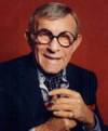 The photo image of George Burns, starring in the movie "Going in Style"