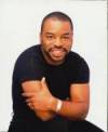 The photo image of LeVar Burton, starring in the movie "Star Trek: First Contact"