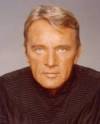 The photo image of Richard Burton, starring in the movie "The Robe"