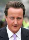 The photo image of David Cameron, starring in the movie "Omen IV: The Awakening"