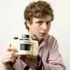 The photo image of Michael Cera, starring in the movie "Juno"