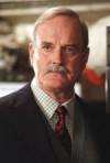 The photo image of John Cleese, starring in the movie "Clockwise"