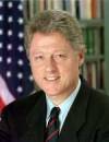 The photo image of Bill Clinton, starring in the movie "Killer at Large"
