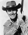 The photo image of Chuck Connors, starring in the movie "Old Yeller"