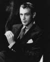 The photo image of Gary Cooper, starring in the movie "Meet John Doe"