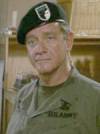 The photo image of Richard Crenna, starring in the movie "Rambo III"