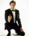 The photo image of Timothy Dalton, starring in the movie "The 007 Living Daylights"