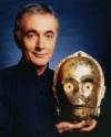 The photo image of Anthony Daniels, starring in the movie "The Lord of the Rings"