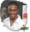 The photo image of Tommy Davidson, starring in the movie "Black Dynamite"
