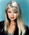 The photo image of Donna Dixon, starring in the movie "Wayne's World"