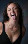 The photo image of Briana Evigan, starring in the movie "Sorority Row"