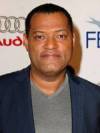 The photo image of Laurence Fishburne, starring in the movie "The Matrix Reloaded"