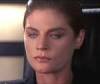The photo image of Meg Foster, starring in the movie "Blind Fury"