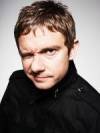 The photo image of Martin Freeman, starring in the movie "Hot Fuzz"