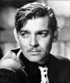 The photo image of Clark Gable, starring in the movie "Gone with the Wind"