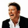 The photo image of Ricky Gervais, starring in the movie "Ricky Gervais: Out of England - The Stand-Up Special"