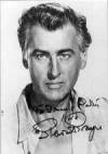 The photo image of Stewart Granger, starring in the movie "North to Alaska"