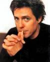The photo image of Hugh Grant, starring in the movie "Notting Hill"