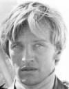 The photo image of Rutger Hauer, starring in the movie "Surviving the Game"