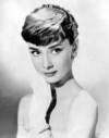 The photo image of Audrey Hepburn, starring in the movie "Breakfast at Tiffany's"