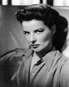 The photo image of Katharine Hepburn, starring in the movie "The African Queen"