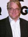 The photo image of Philip Seymour Hoffman, starring in the movie "Mary and Max"