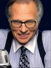 The photo image of Larry King, starring in the movie "Contact"