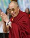 The photo image of Dalai Lama, starring in the movie "Naqoyqatsi: Life as War"