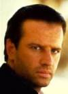 The photo image of Christopher Lambert, starring in the movie "Fortress"