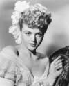 The photo image of Angela Lansbury, starring in the movie "The Court Jester"