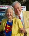 The photo image of Jack Larson, starring in the movie "Superman Returns"