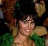The photo image of Daliah Lavi, starring in the movie "The Whip and the Body"