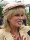 The photo image of Joanna Lumley, starring in the movie "Marple: The Body in the Library"