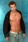 The photo image of Kellan Lutz, starring in the movie "Twilight"