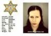 The photo image of Marilyn Manson, starring in the movie "Party Monster"