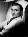 The photo image of James Mason, starring in the movie "North by Northwest"