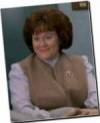 The photo image of Edie McClurg, starring in the movie "Ferris Bueller's Day Off"