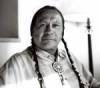 The photo image of Russell Means, starring in the movie "The Last of the Mohicans"