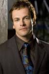 The photo image of Jonny Lee Miller, starring in the movie "Hackers"
