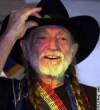 The photo image of Willie Nelson, starring in the movie "Beer for My Horses"