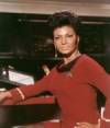 The photo image of Nichelle Nichols, starring in the movie "Star Trek IV: The Voyage Home"